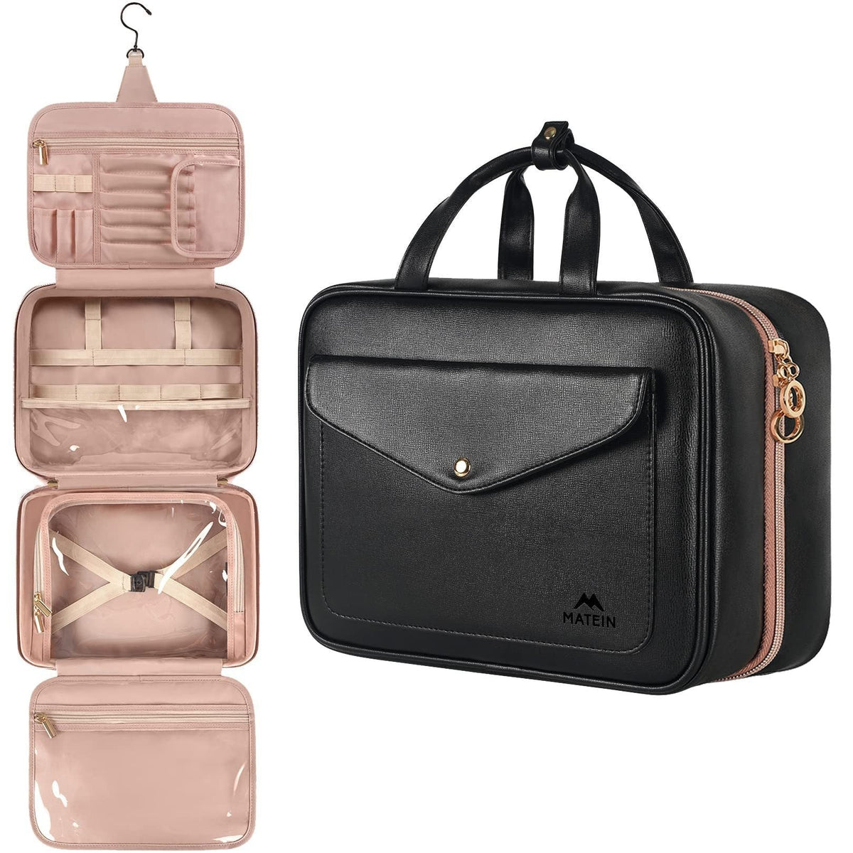 Cosmetic organizer bag with removable compartments LoungeYard — product view 5