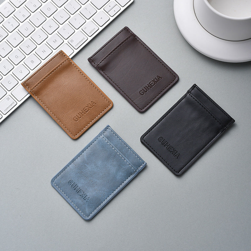 Minimalist Leather Card Holder LoungeYard — product view 1