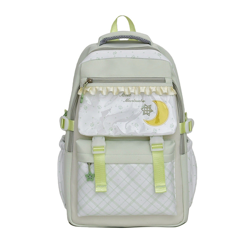 Decorative Graphic Print Backpack LoungeYard — product view 5