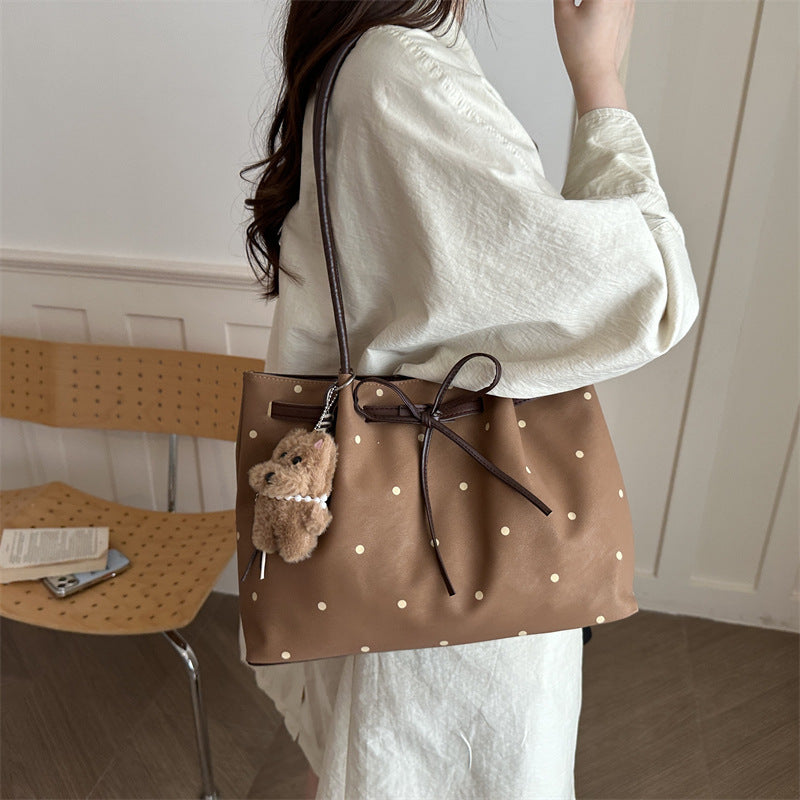 Polka Dot Decorative Tote Bag — product view 5