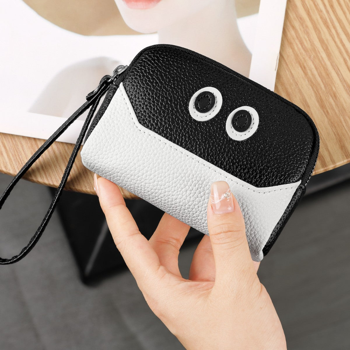 Fun Character Zippered Coin Pouch — product view 6