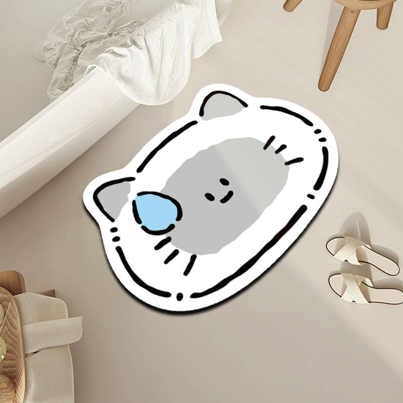 Creative Cartoon Tiger Bath Mat — product view 6