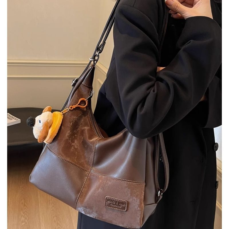 Casual Leather Hobo Bag LoungeYard — product view 1