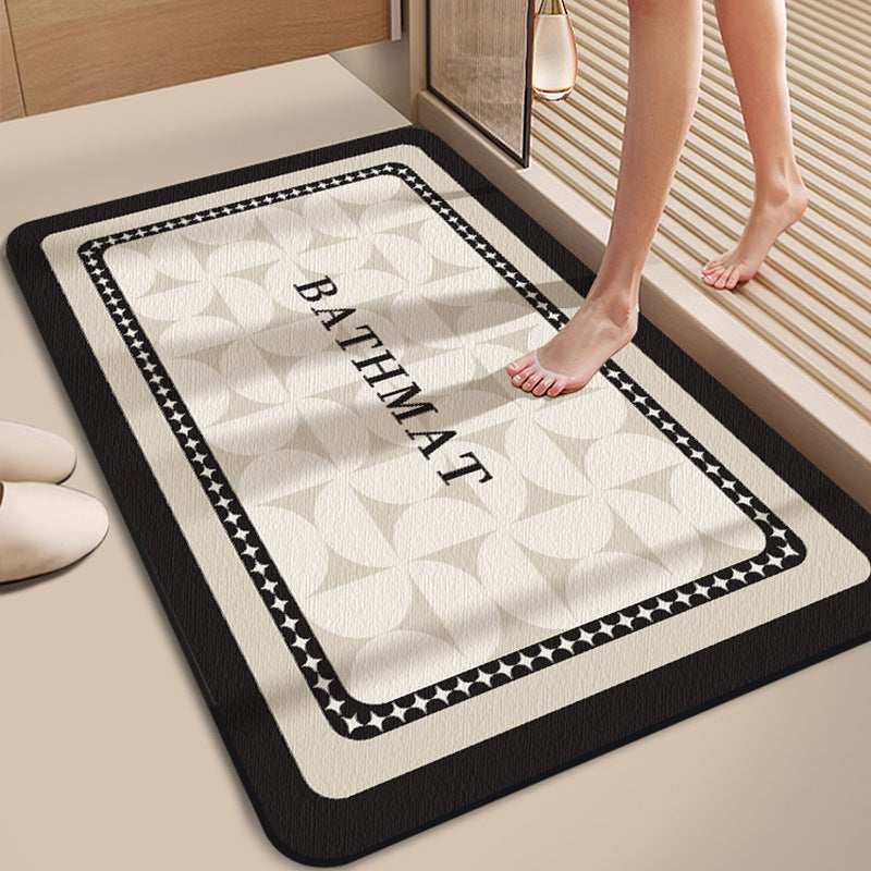 Geometric Pattern Non-Slip Bath Mat — product view 6