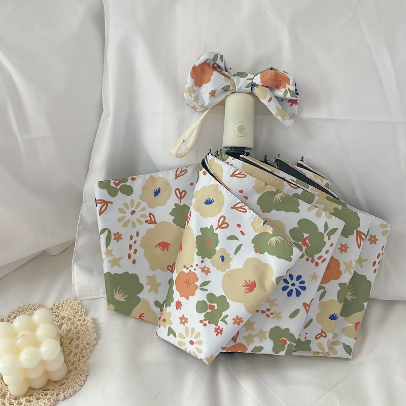 Women's Foldable Shoulder Bag with Floral Design LoungeYard — product view 7