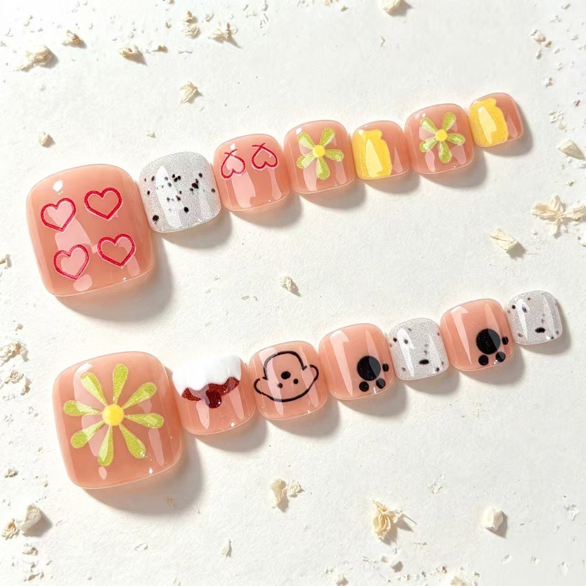 Decorative Cartoon-Themed Press-On Nail Set — product view 3
