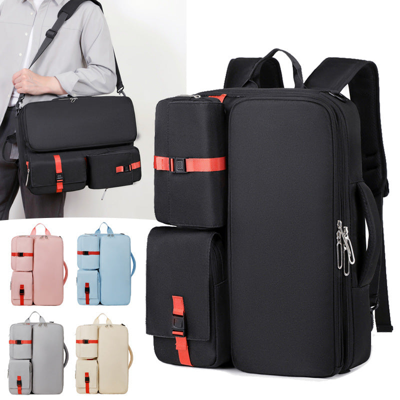 Modular Travel Backpack with Detachable Pouches LoungeYard — product view 1