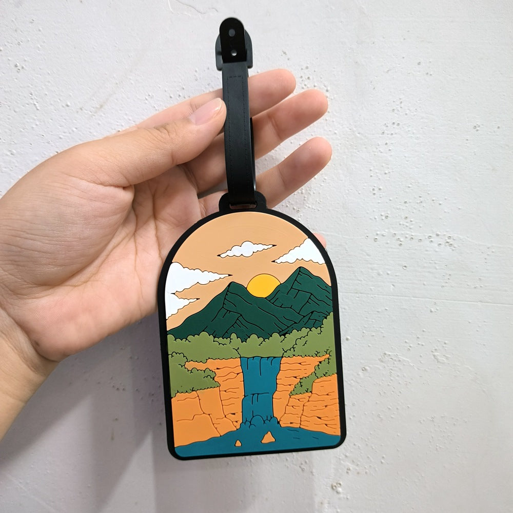 Nature-Themed Travel Luggage Tag LoungeYard — product view 5