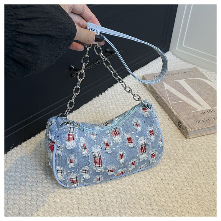 Starry Patterned Shoulder Bag — product view 5