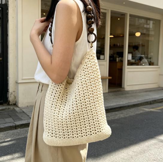 Trendy Macrame Tote Bag LoungeYard — product view 1