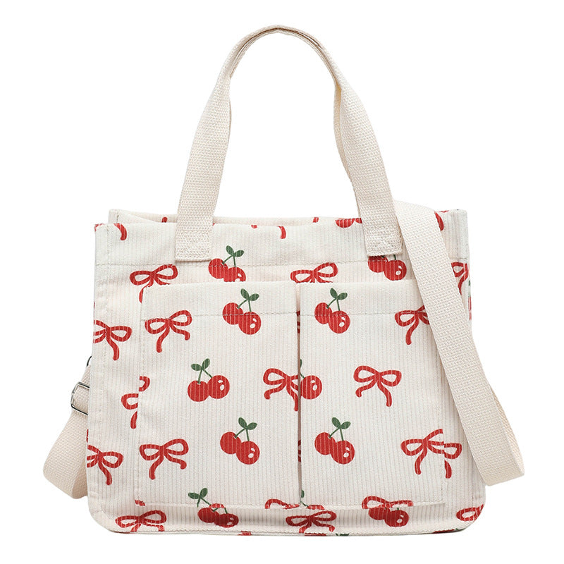 WoFloral Print Utility Handbag LoungeYard — product view 5