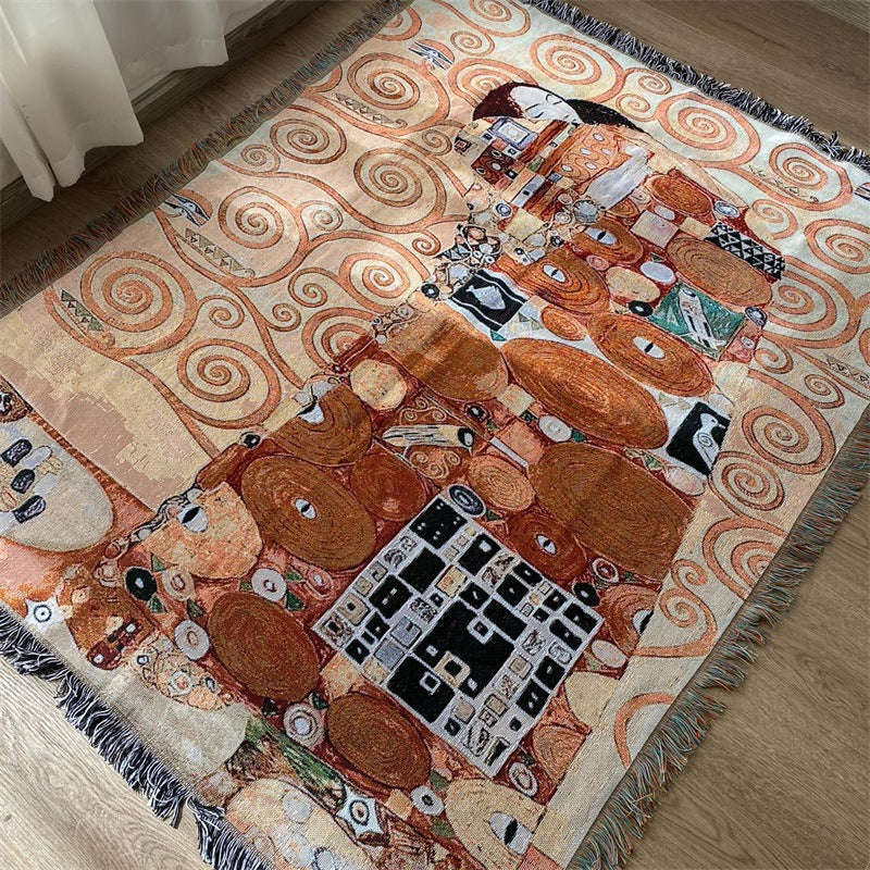Artistic Graphic Throw Blanket — product view 2