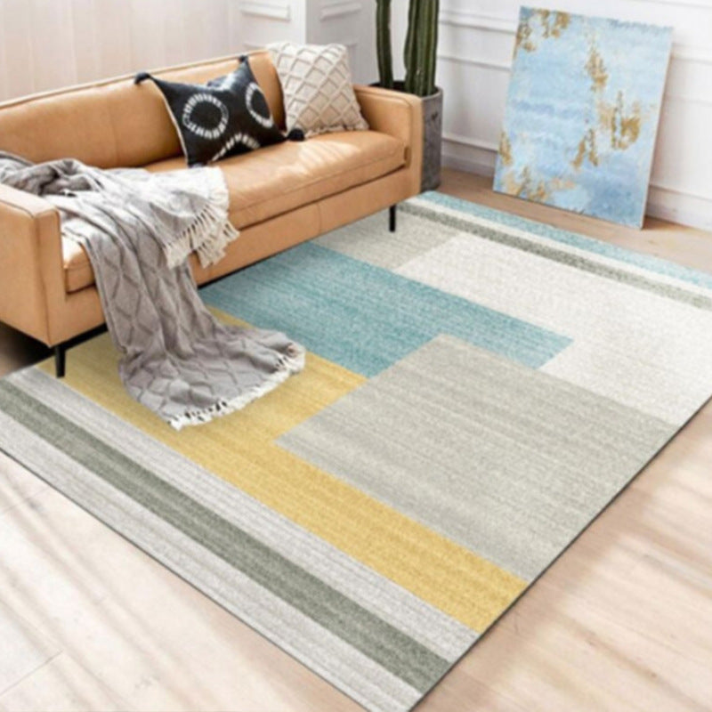Marble-Patterned Area Rug Bowlift — product view 1