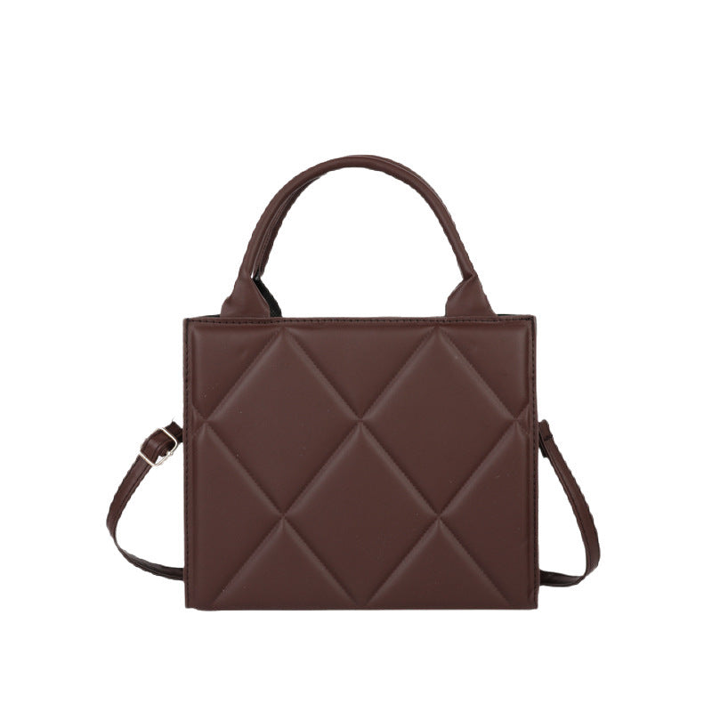 Quilted Leather Shoulder Handbag LoungeYard — product view 5