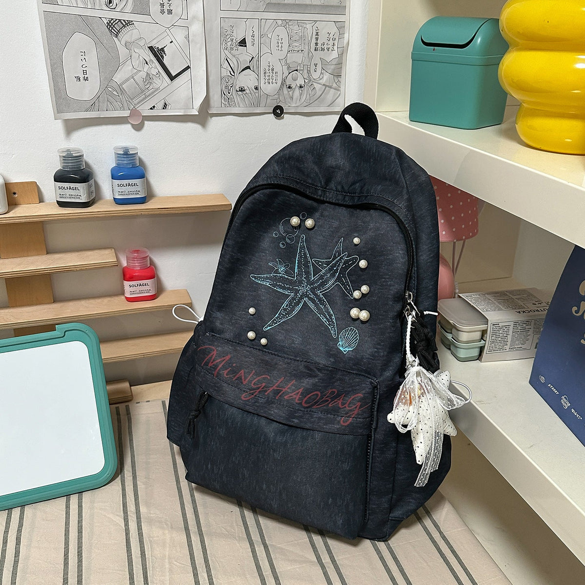 Decorative Beach-Themed Backpack LoungeYard — product view 6
