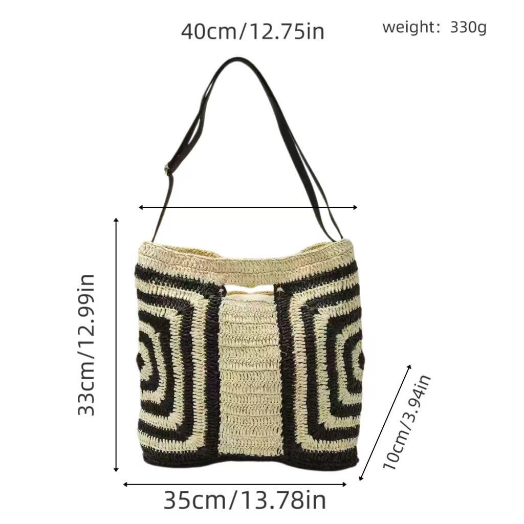 Handbag with Modern Geometric Design LoungeYard — product view 6