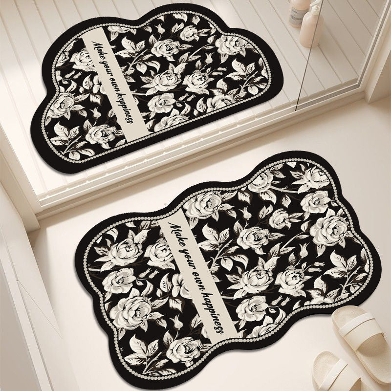 Decorative Motivational Bath Mat — product view 1