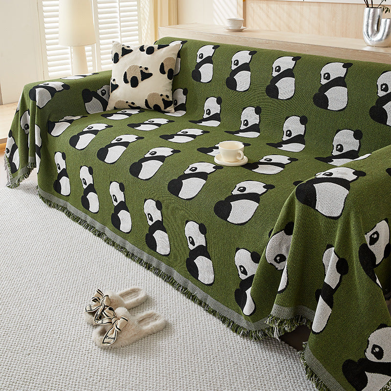 Cozy Panda Pattern Throw Blanket — product view 1