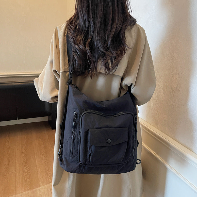 Versatile Multi-Pocket Shoulder Bag LoungeYard — product view 2