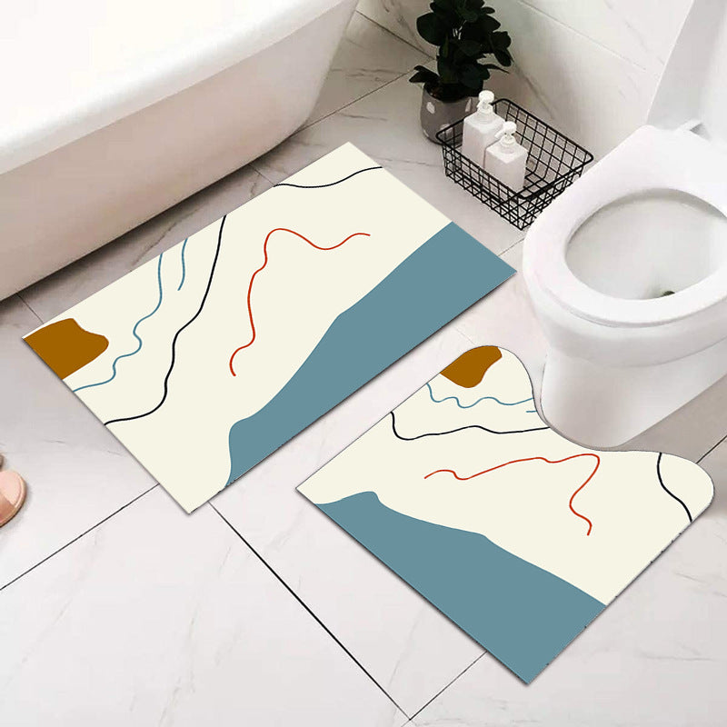 Soft Absorbent Bathroom Mat Set — product view 7