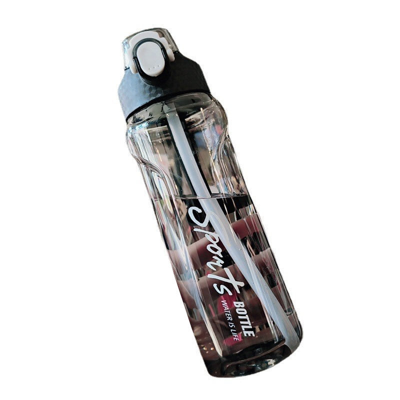 Women’s sporty water bottle with innovative closure LoungeYard — product view 5