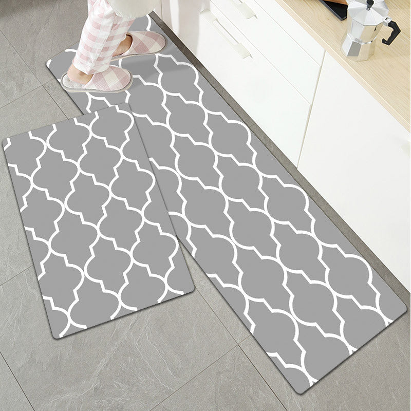 Geometric Pattern Runner and Mat Set Bowlift — product view 4