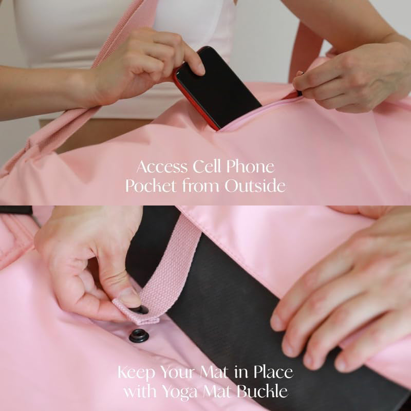Yoga bag with practical compartment division LoungeYard — product view 3