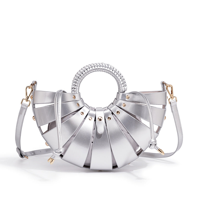 Elegant Fan-Shaped Handbag LoungeYard — product view 5