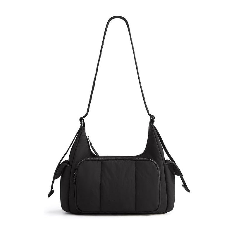 Fashionable shoulder bag with multifunctional compartments LoungeYard — product view 7