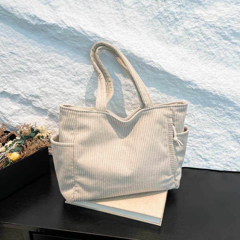Cozy Textured Fabric Tote — product view 1