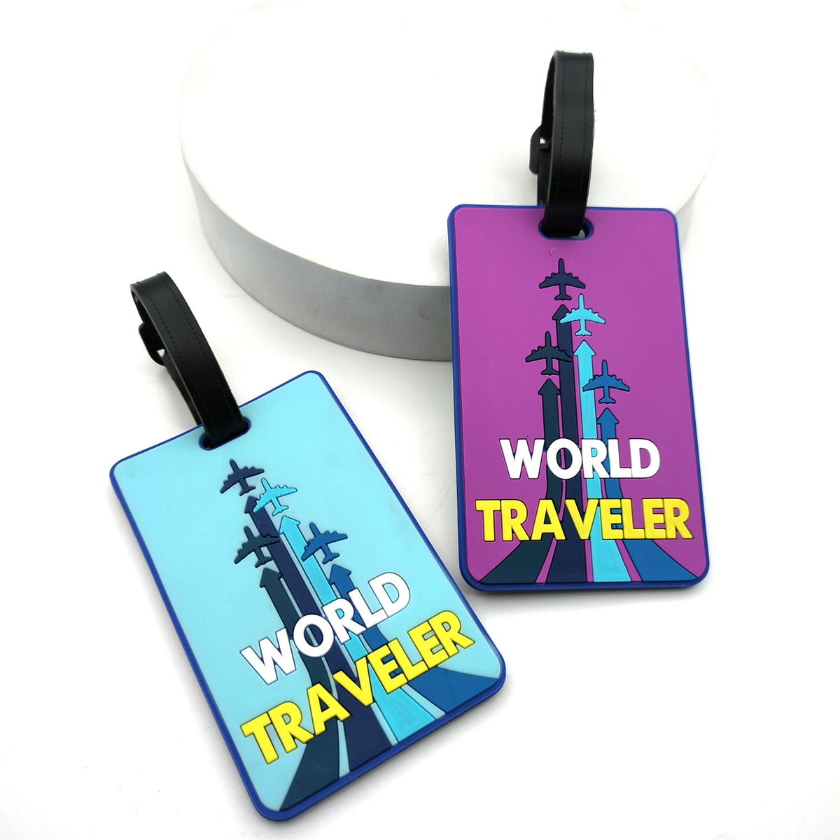 Travel-Themed Luggage Tag LoungeYard — product view 1