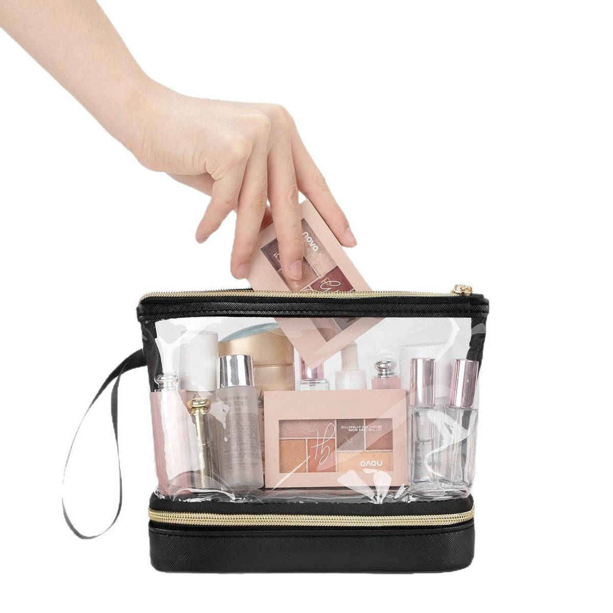Transparent Cosmetic Organizer Bag LoungeYard — product view 5