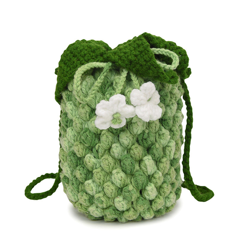 Crochet Floral Mini Bag — product view 1