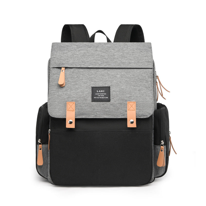 Multi-Pocket Canvas Backpack LoungeYard — product view 3