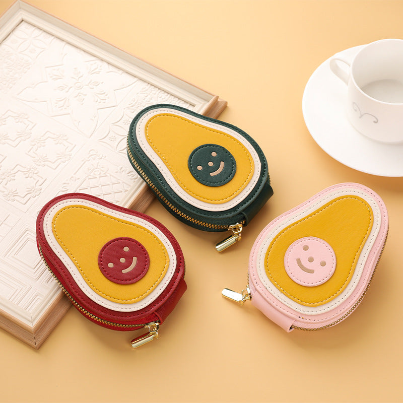 Cute Avocado-Shaped Coin Purse LoungeYard — product view 1