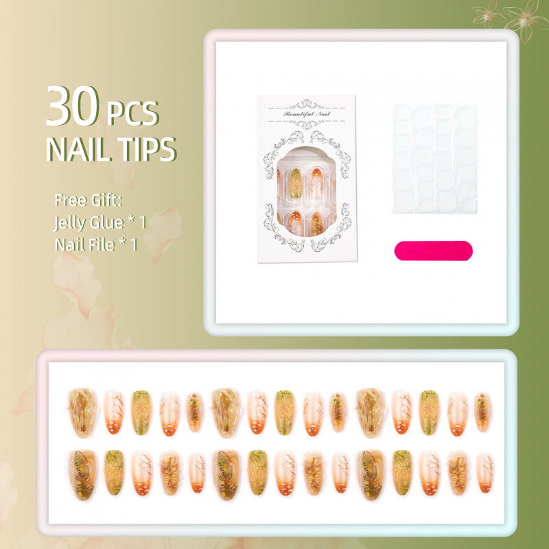 Decorative Floral Art Press-On Nails — product view 4