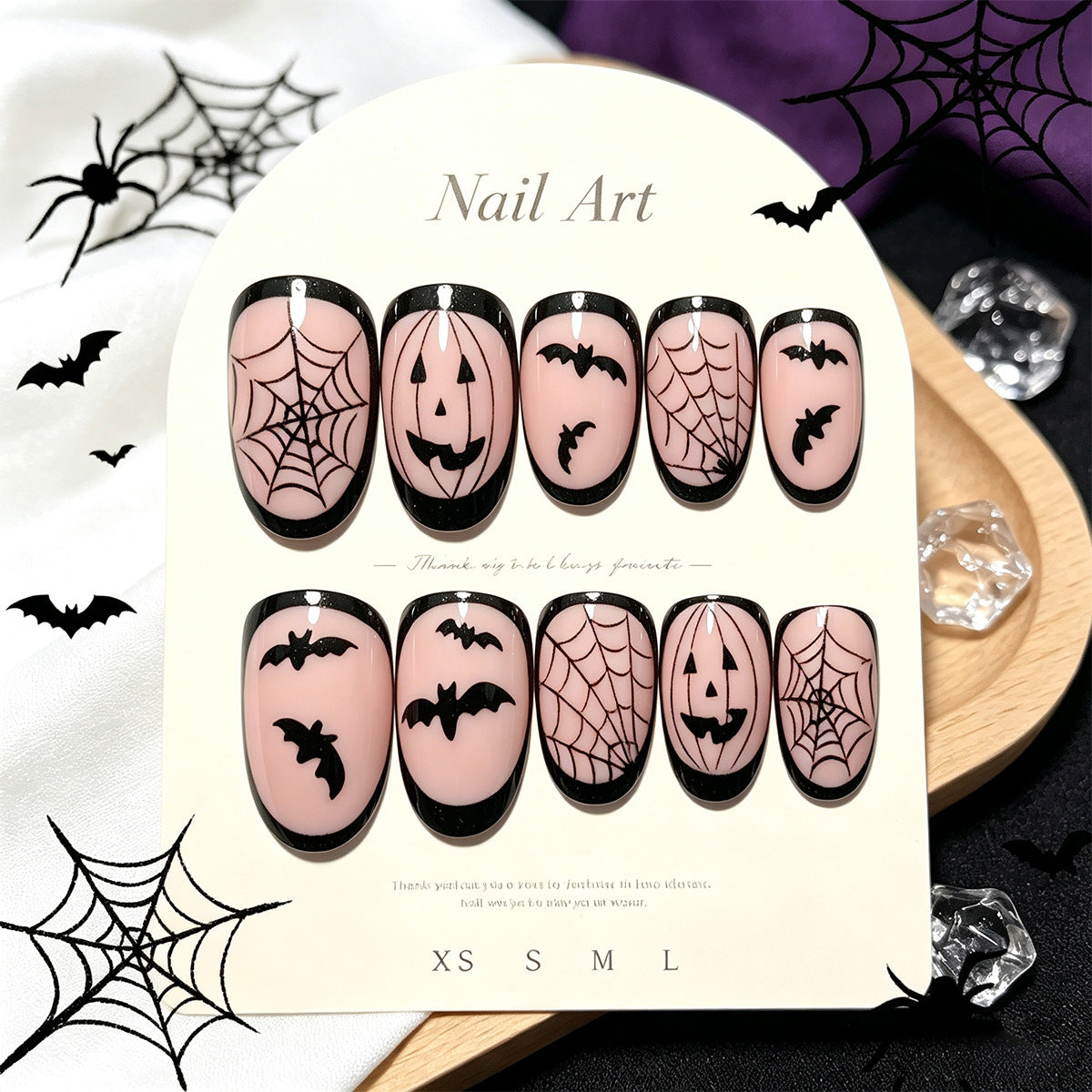 Halloween-Themed Press-On Nail Art Set — product view 3
