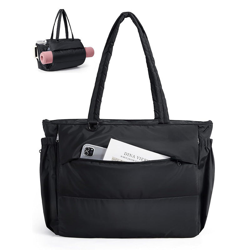 Versatile shopping bag with zip pockets LoungeYard — product view 7