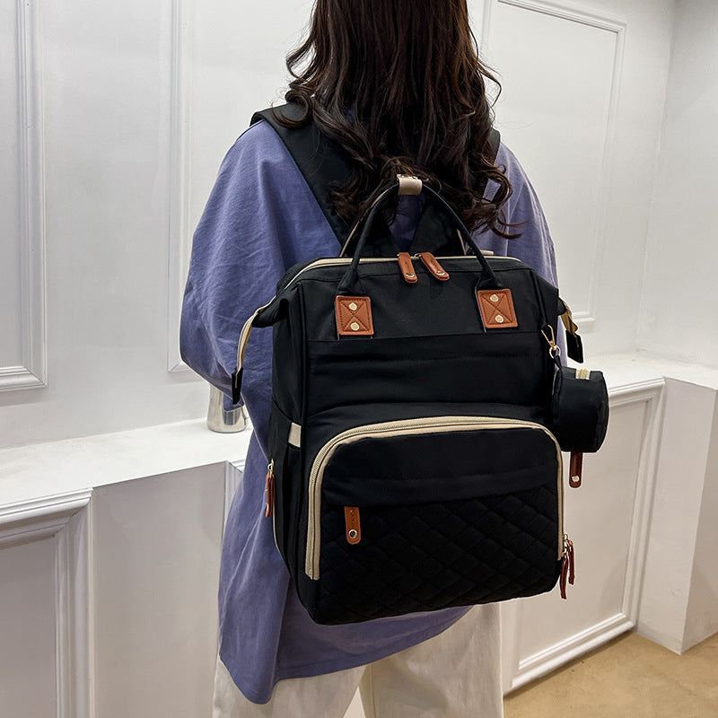 Multi-Functional Quilted Backpack LoungeYard 1790332084 — product view 2
