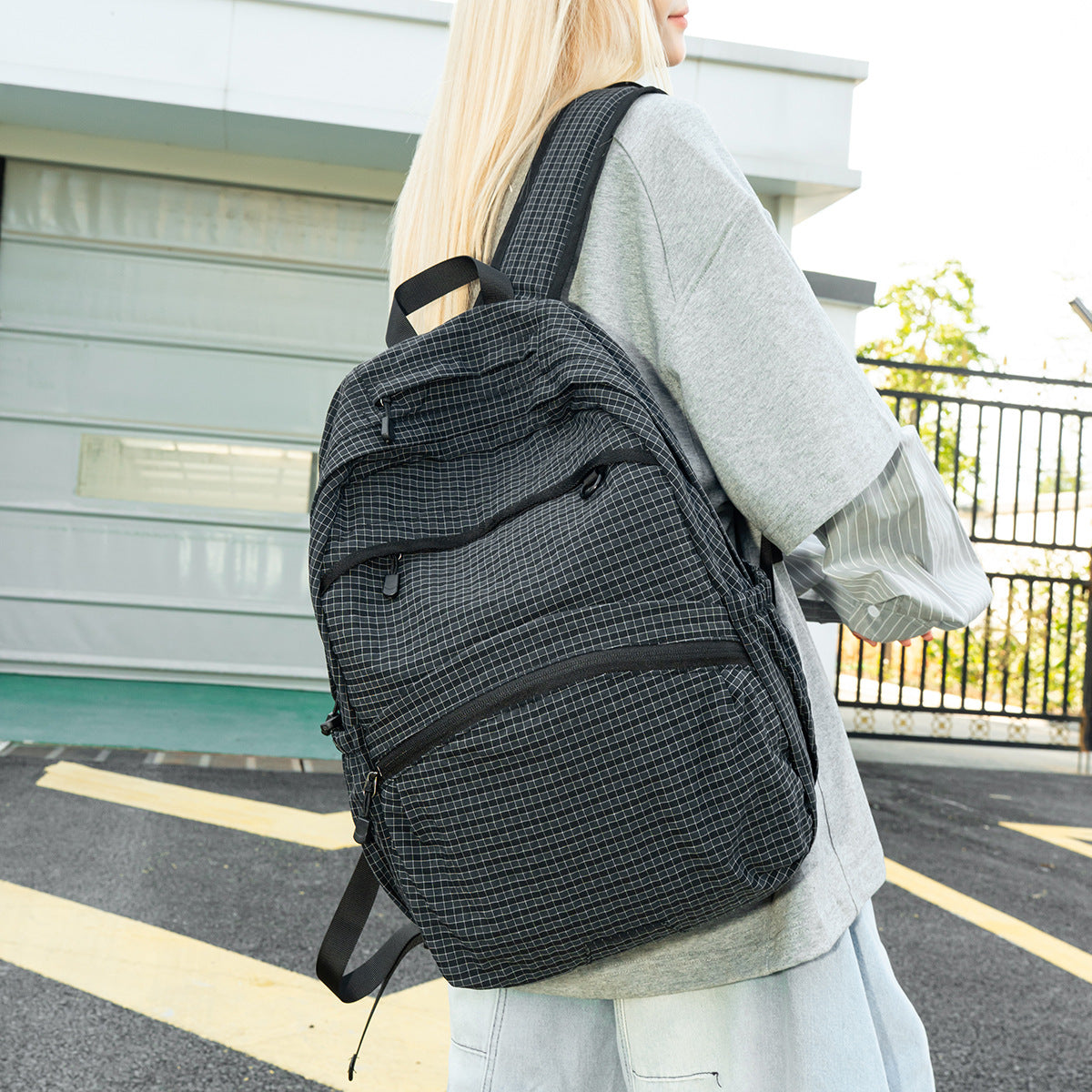 Padded Multi-Pocket Backpack LoungeYard — product view 2
