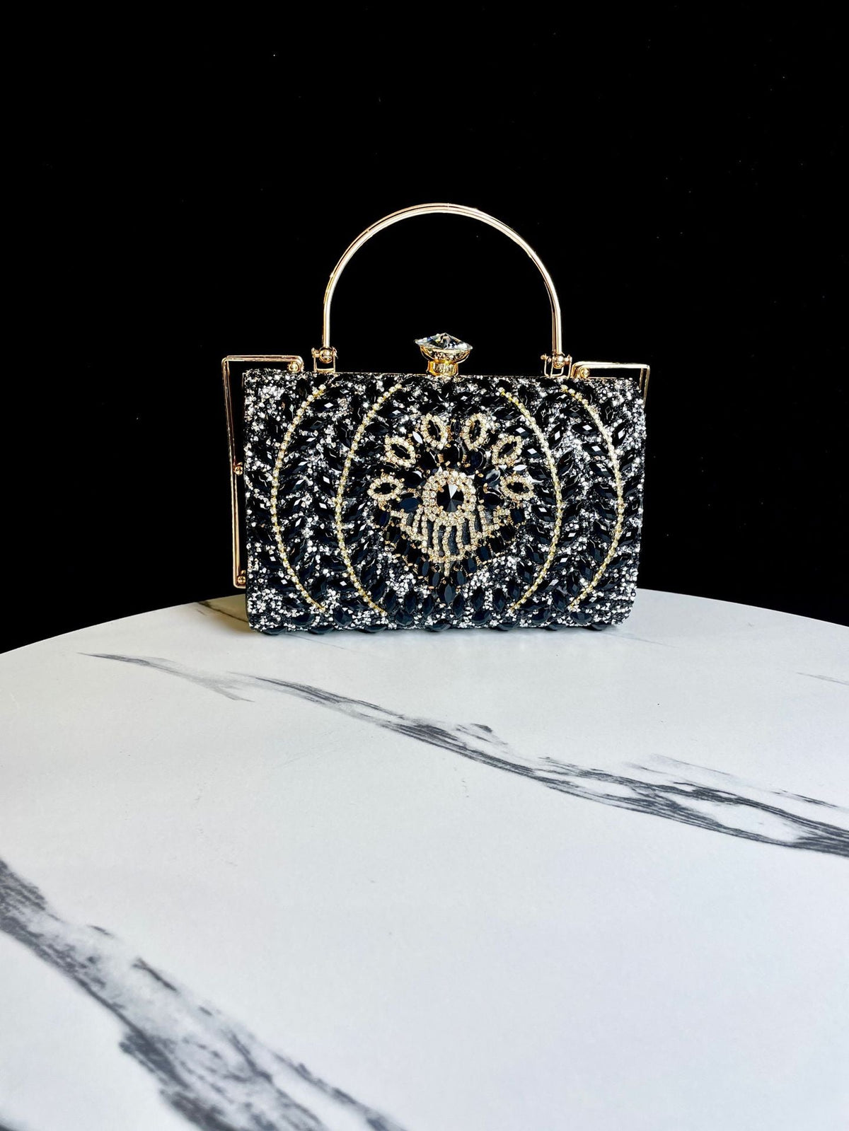 Ornate Beaded Evening Handbag — product view 7