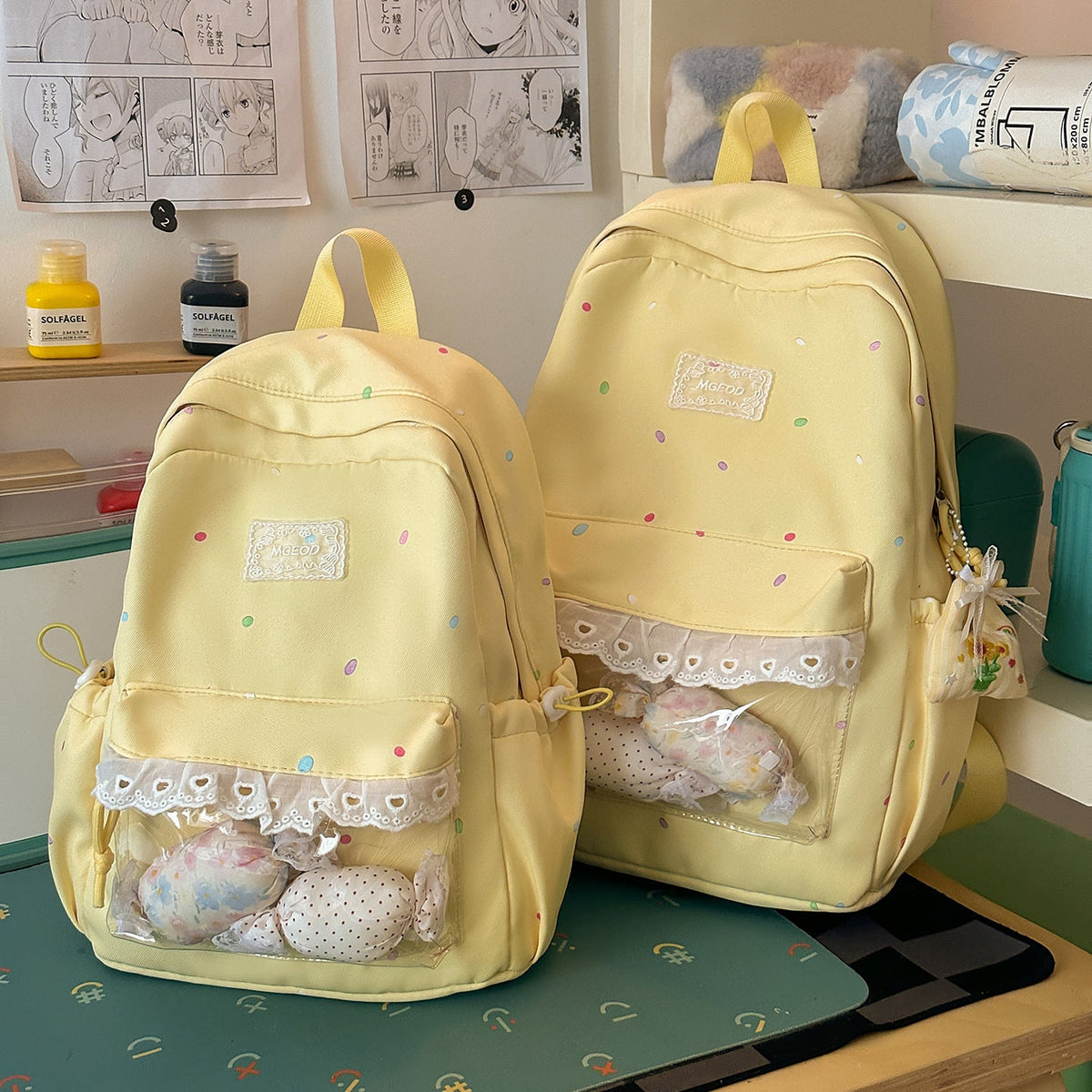 Cute Decorative Mini Backpack LoungeYard — product view 2