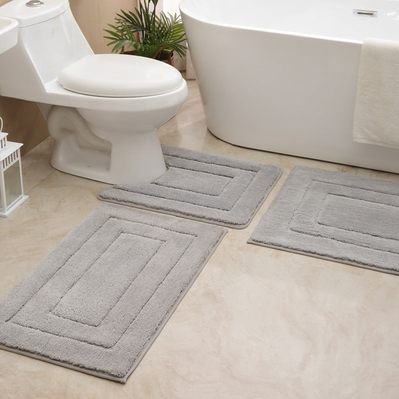 Soft Textured Rectangular Bath Mat — product view 2