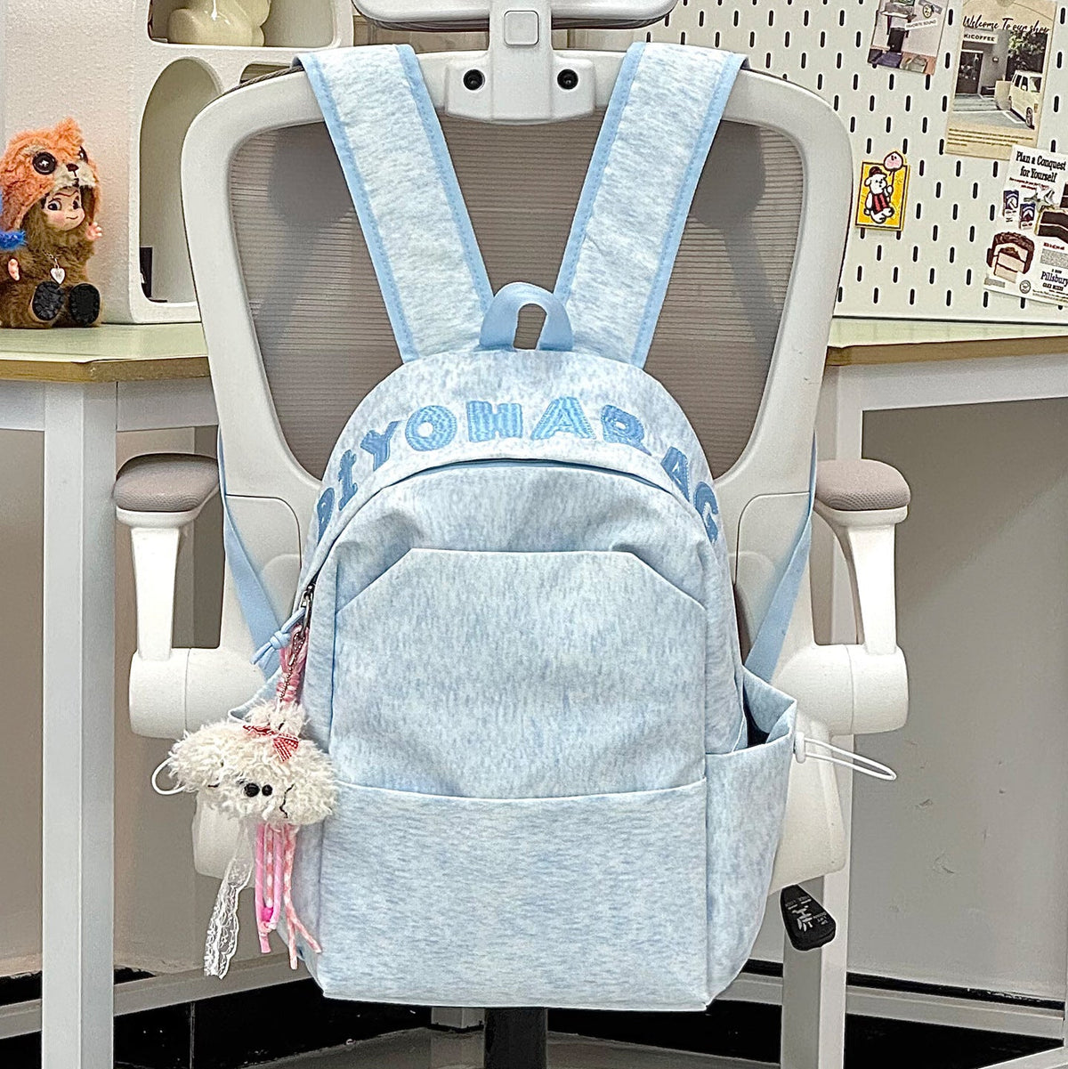 Cute Plush Cartoon Backpack LoungeYard — product view 7