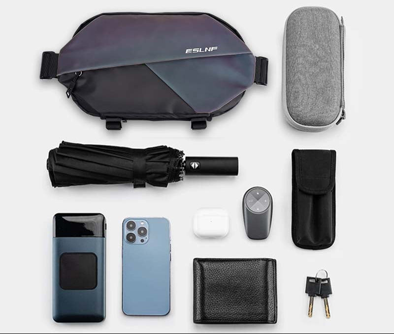 water-resistant urban sling waist pack LoungeYard — product view 3