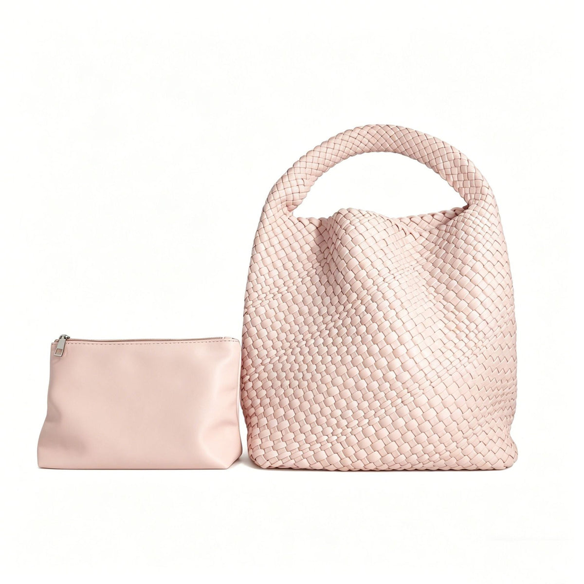 Textured Braided Tote Bag LoungeYard — product view 2