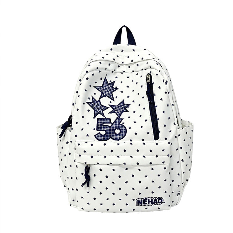Star-Patterned Casual Backpack LoungeYard 1791204448 — product view 6