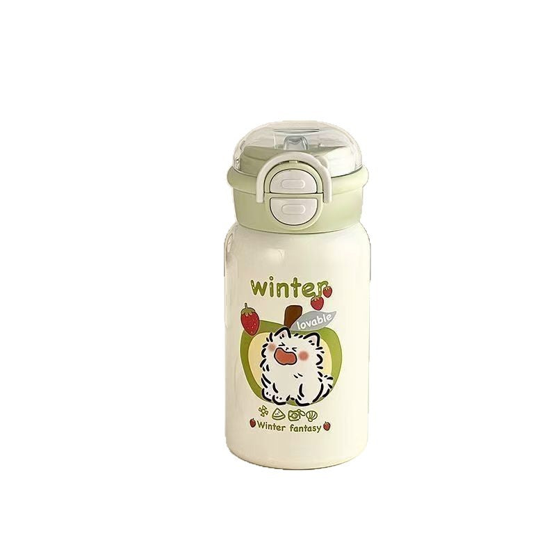 Ladies creative and functional water bottle with leak-proof lid LoungeYard — product view 4