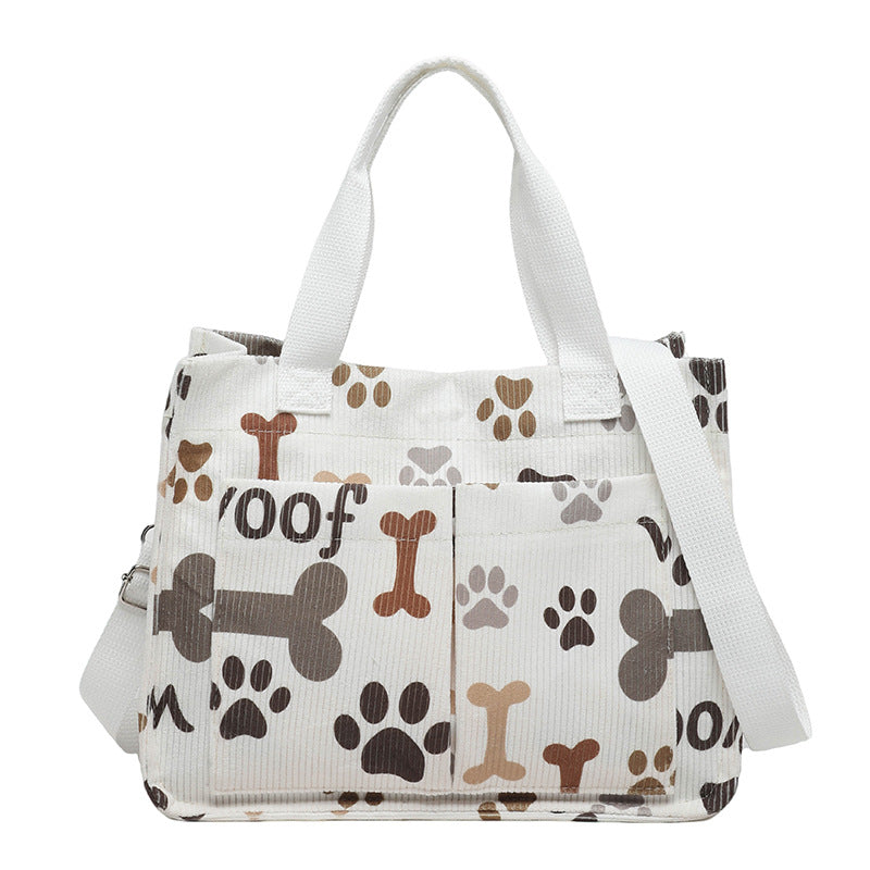 WoFloral Print Utility Handbag LoungeYard — product view 7