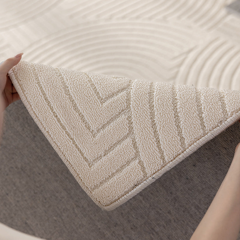 Modern Textured Area Rug Bowlift — product view 2